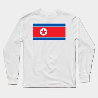 Flag of North Korea Long Sleeve T-Shirt